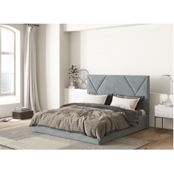 Мягкая 2-сп кровать Саманта 2 без під. Мех