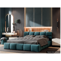 Мягкая 2-сп кровать Ванесса № 1 без под. мех.