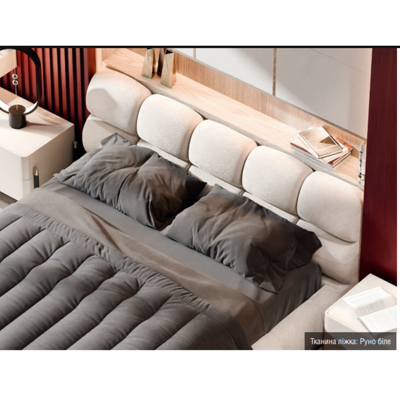 Мягкая 2-сп кровать Ванесса № 1 без под. мех.