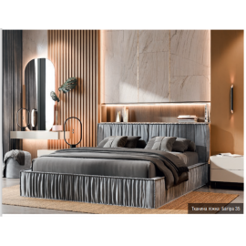 Мягкая 2-сп кровать Ванесса № 3 без под. мех.