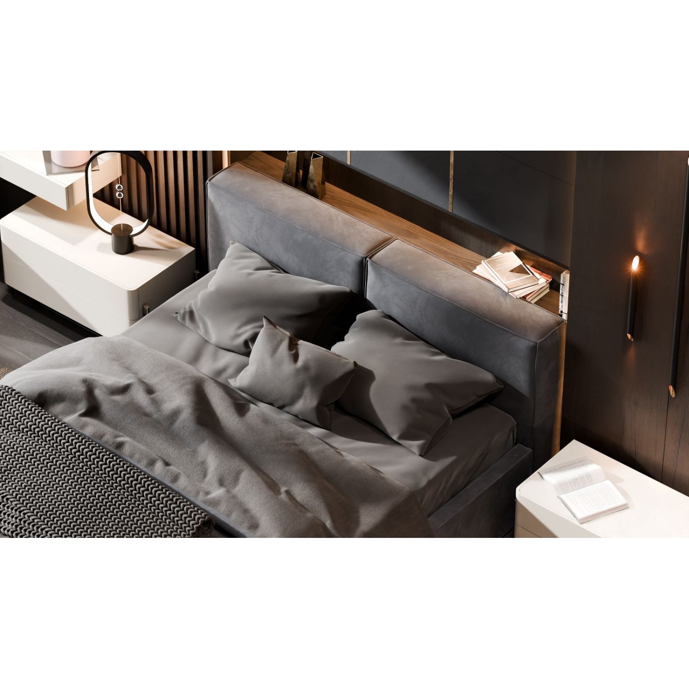 М'яке 2-сп ліжко Ванесса №4 без під. мех.