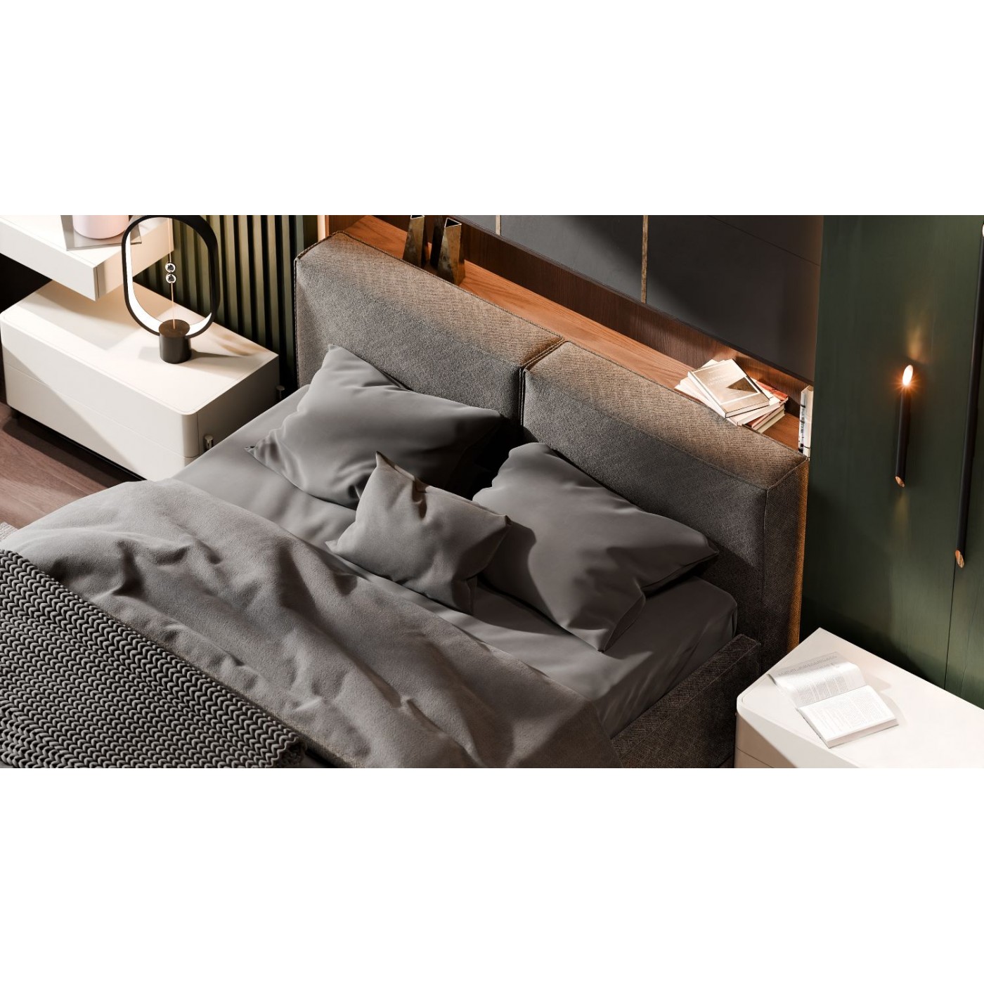 М'яке 2-сп ліжко Ванесса №4 без під. мех.