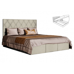 Мяке Ліжко Кароліна -2 (Ліжко 2-сп з під. мех. № 2)