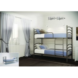 Ліжко металеве Маргарита 2 яруси розбірне