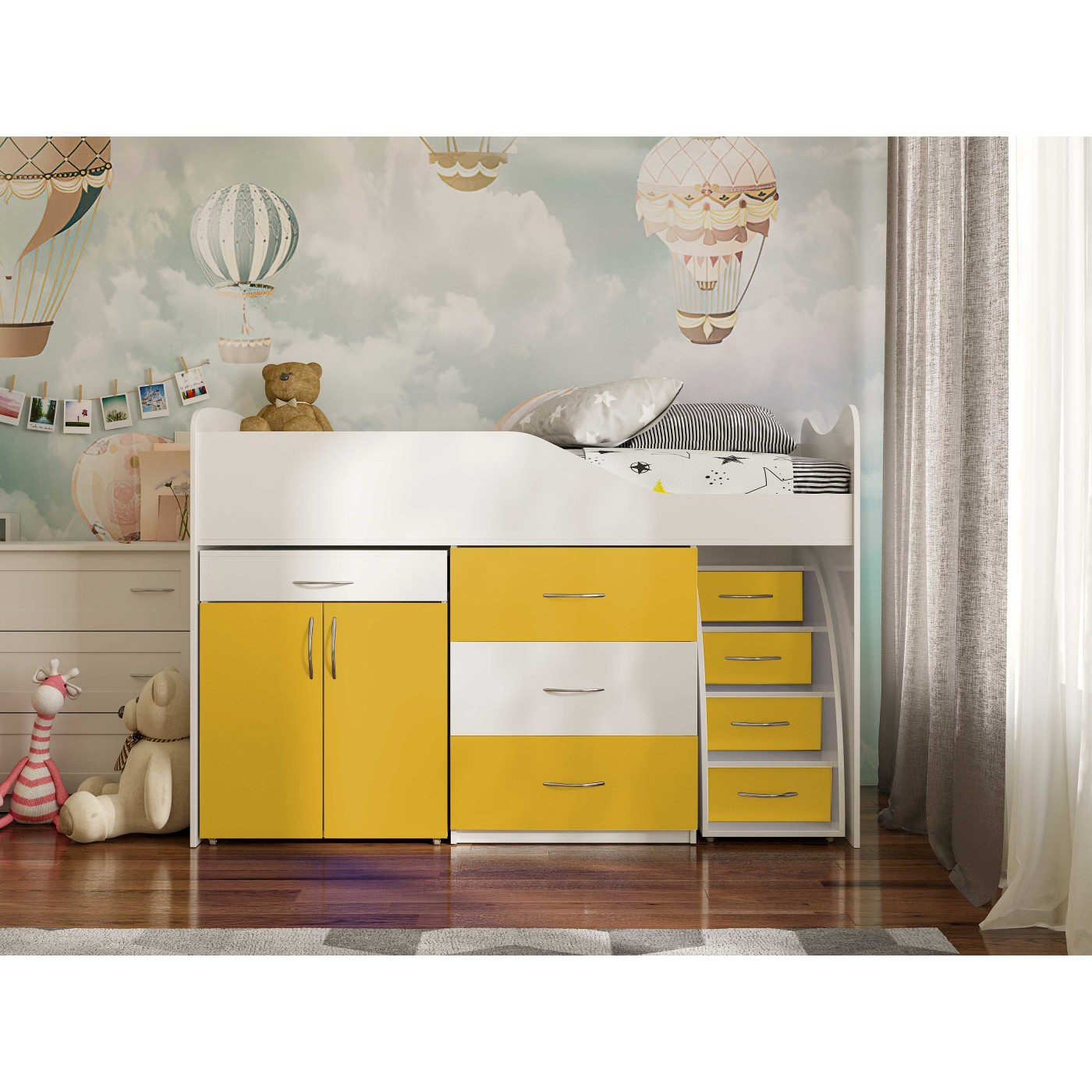 BAD ROOM Ліжко кімната №5+СТІЛ  1840*860 (сп.м. 1800*800)