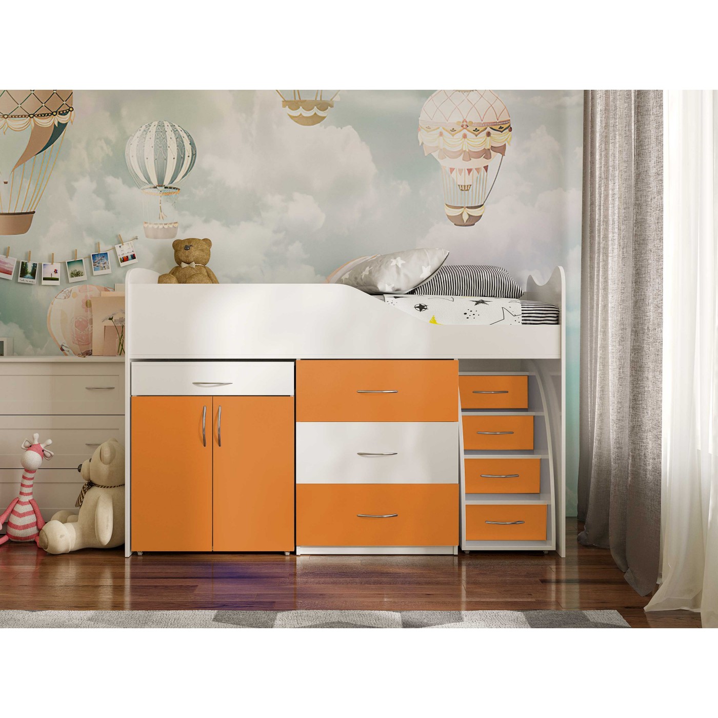 BAD ROOM Ліжко кімната №5+СТІЛ  1840*860 (сп.м. 1800*800)