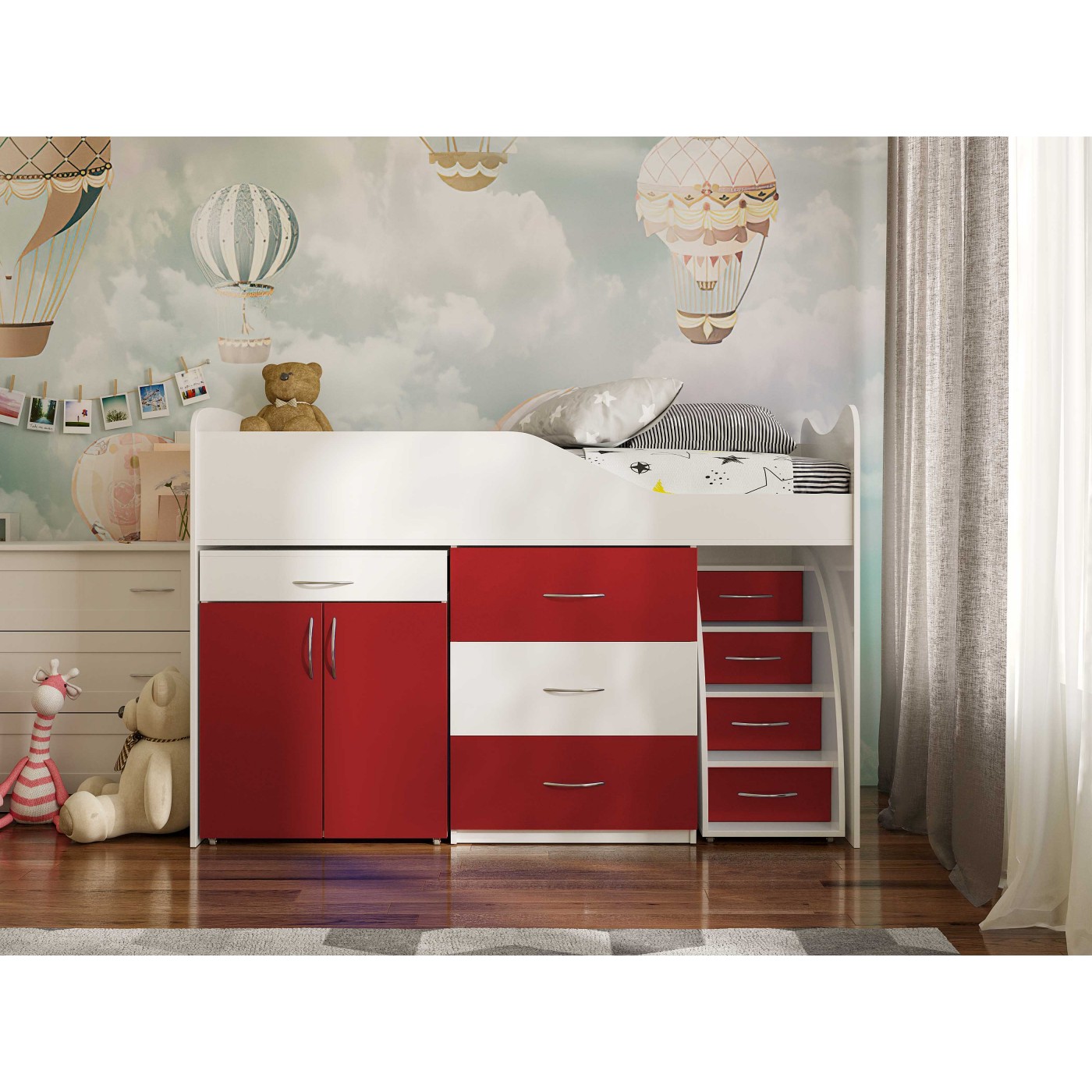 BAD ROOM Ліжко кімната №5+СТІЛ  1840*860 (сп.м. 1800*800)