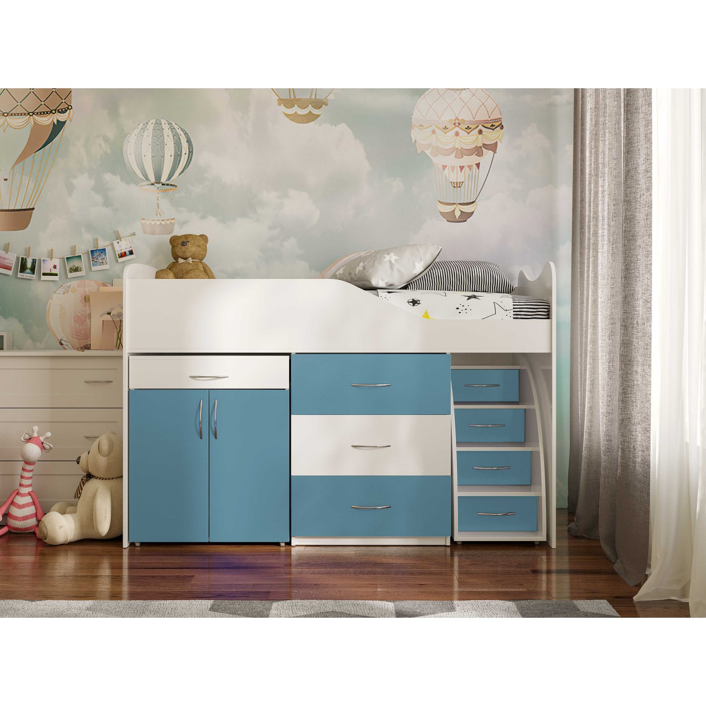 BAD ROOM Ліжко кімната №5+СТІЛ  1840*860 (сп.м. 1800*800)