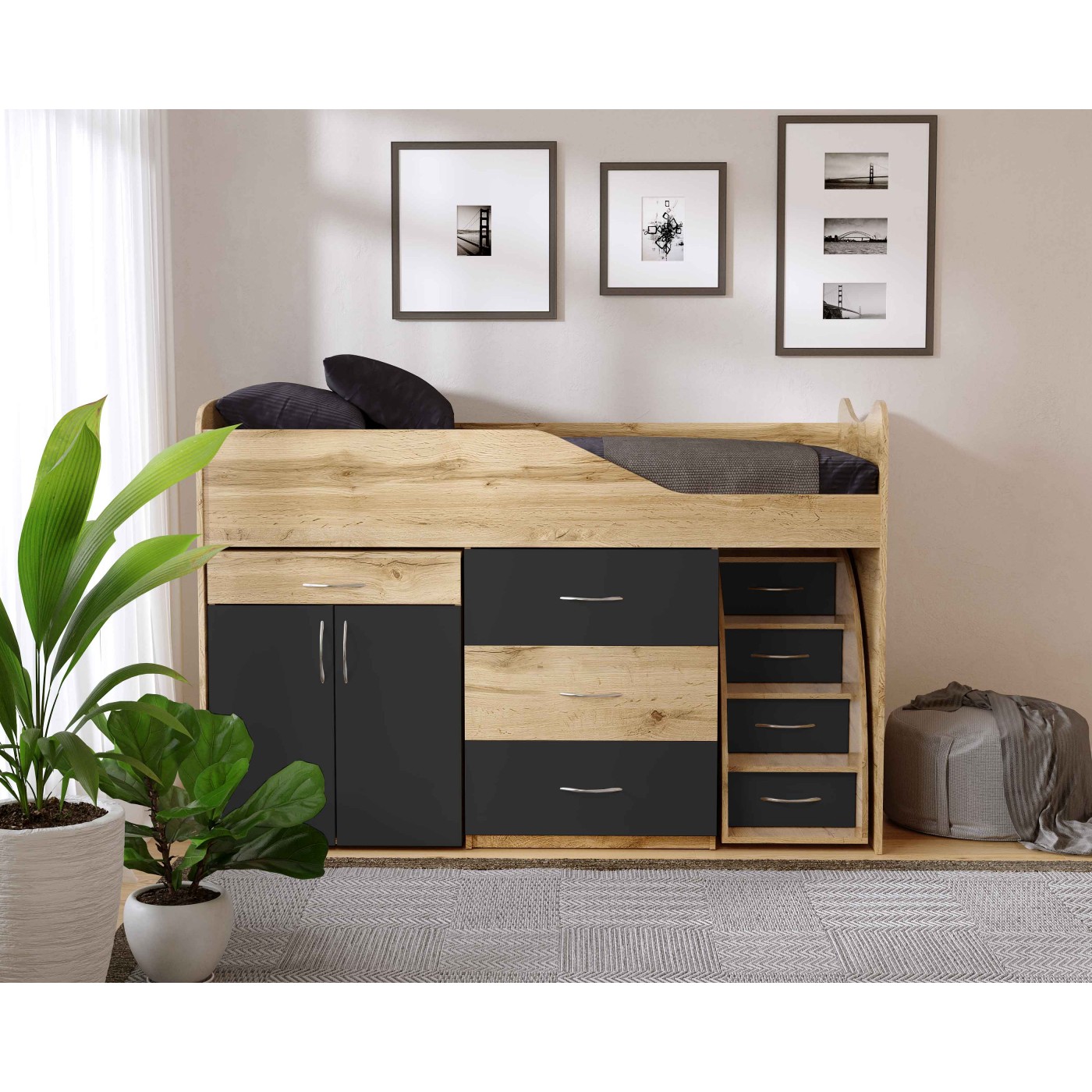 BAD ROOM Ліжко кімната №5+СТІЛ  1840*860 (сп.м. 1800*800)