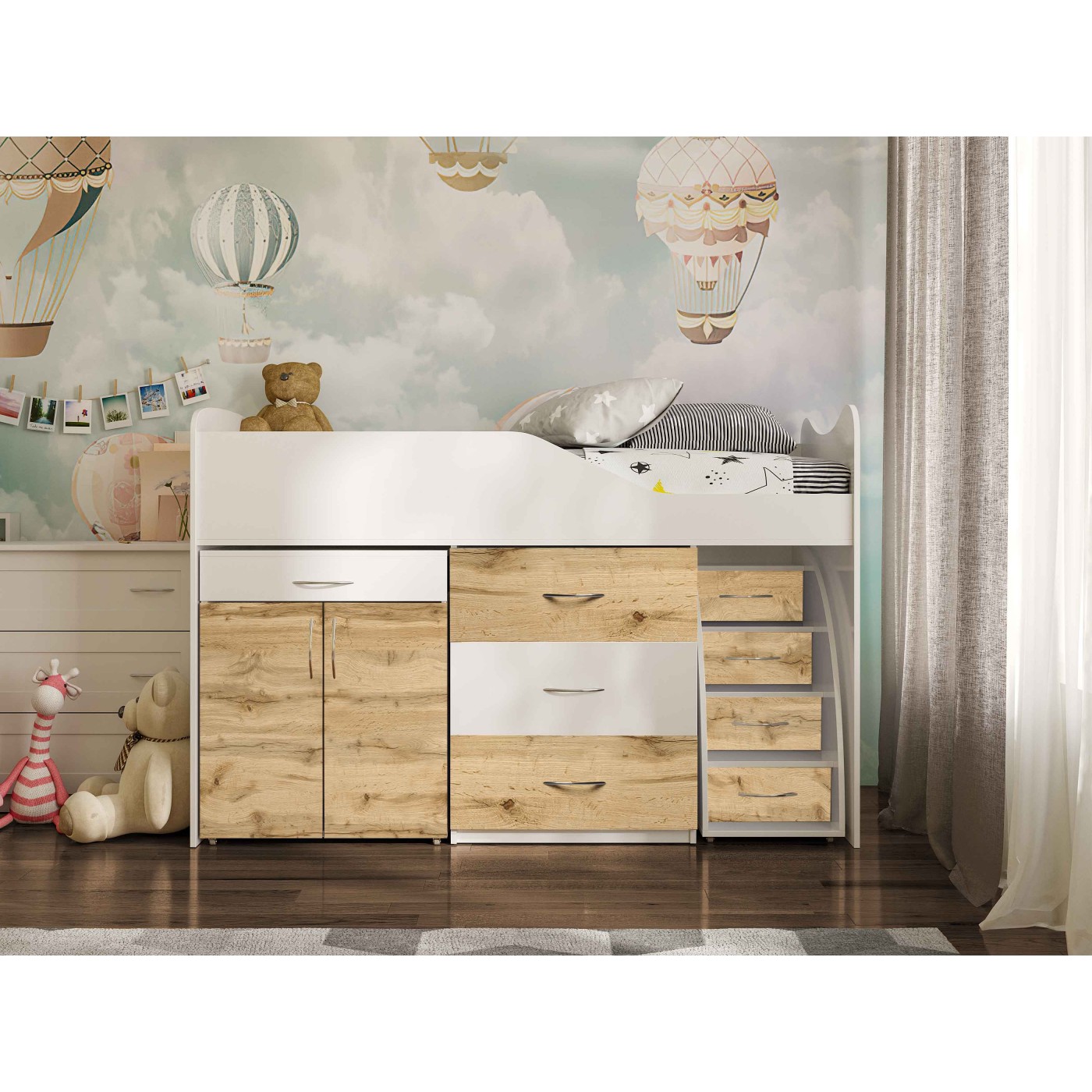 BAD ROOM Ліжко кімната №5+СТІЛ  1840*860 (сп.м. 1800*800)