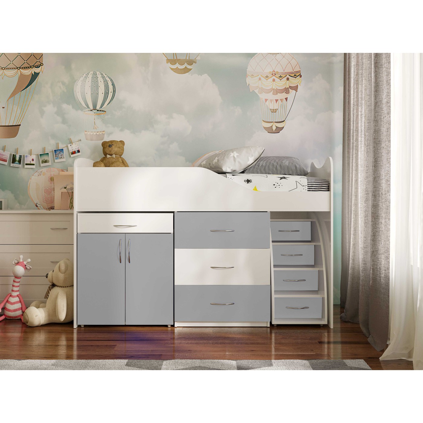 BAD ROOM Ліжко кімната №5+СТІЛ  1840*860 (сп.м. 1800*800)