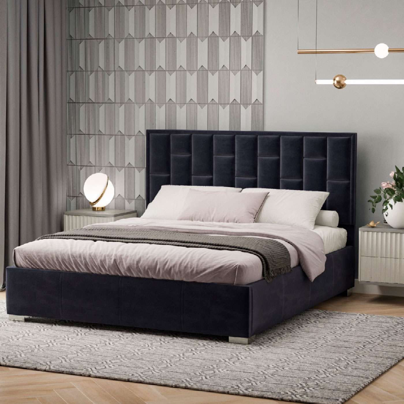 Кровать Анесси с подъемным механизмом, без матраса