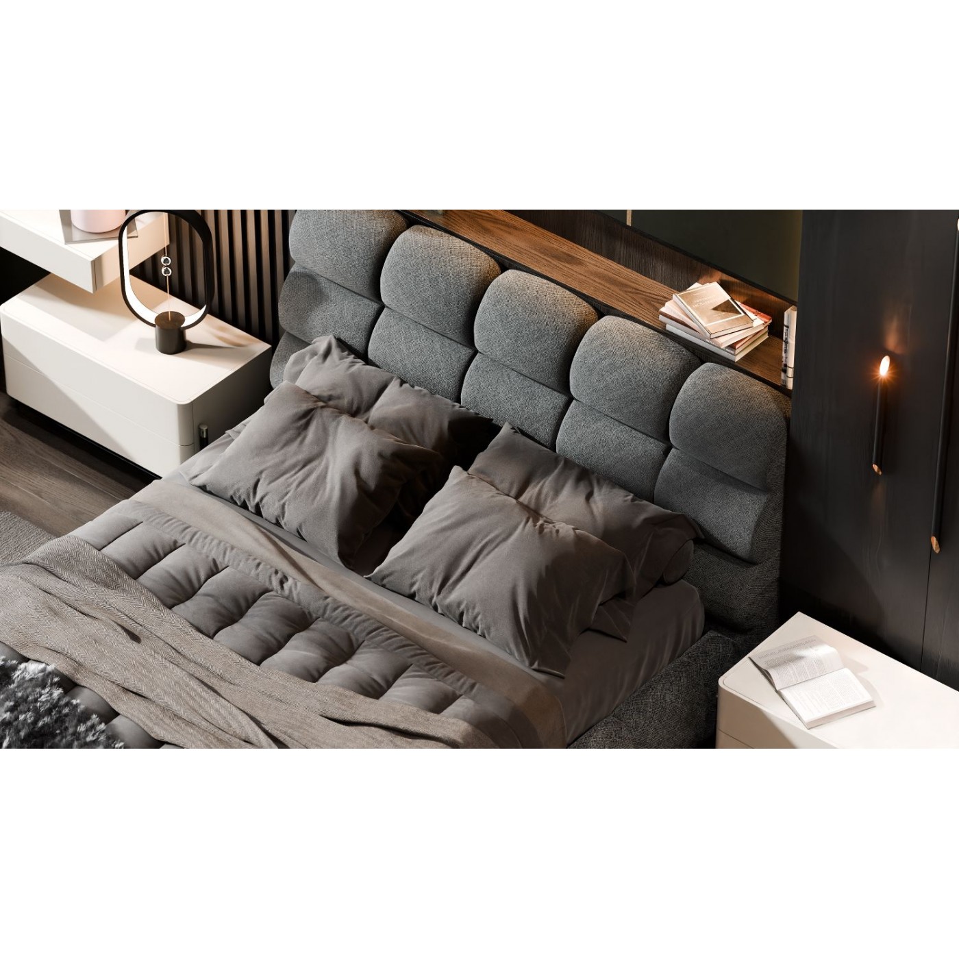 М'яке 2-сп ліжко Ванесса №2 з підйомним механізмом