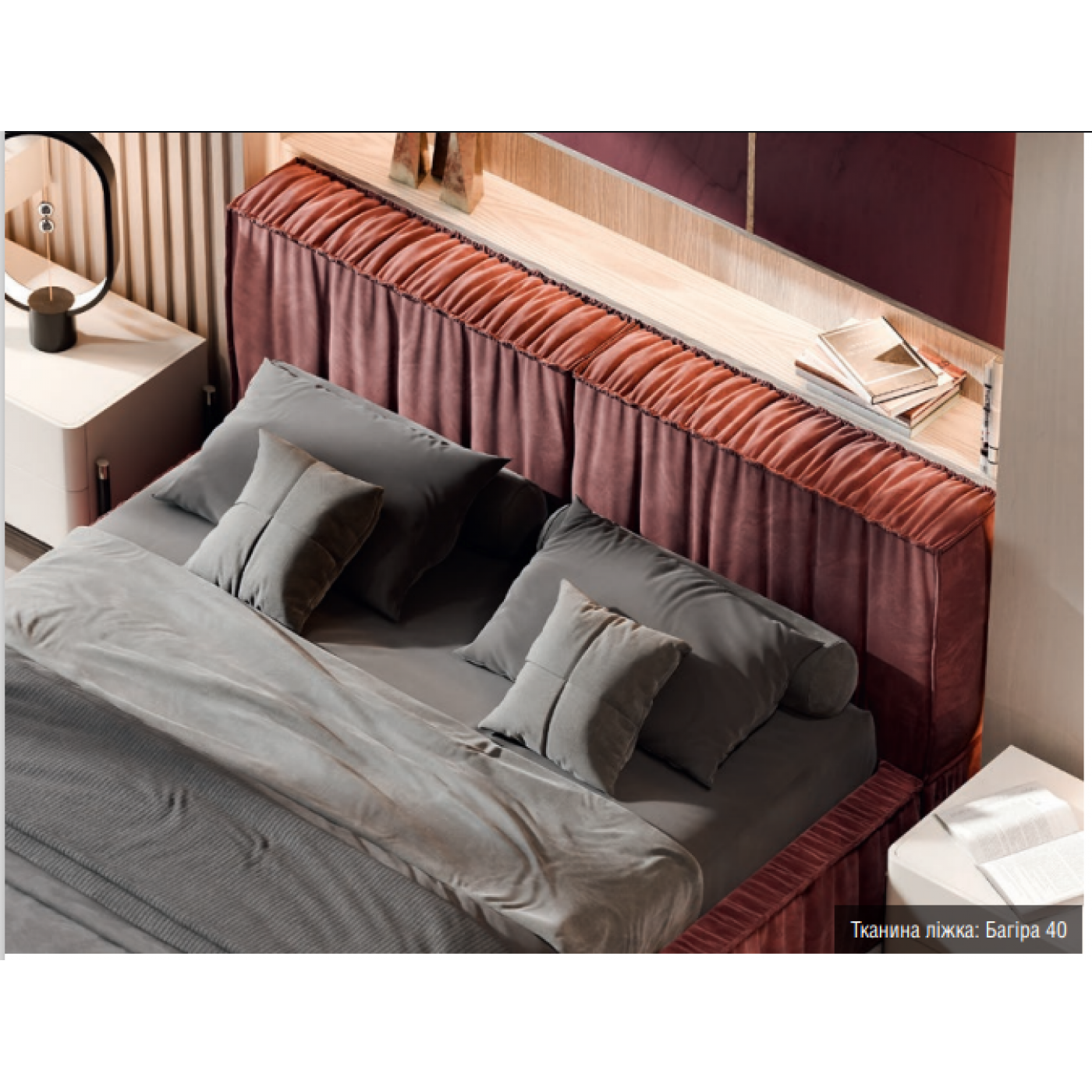 Мягкая 2-сп кровать Ванесса № 3 с подъёмным механизмом