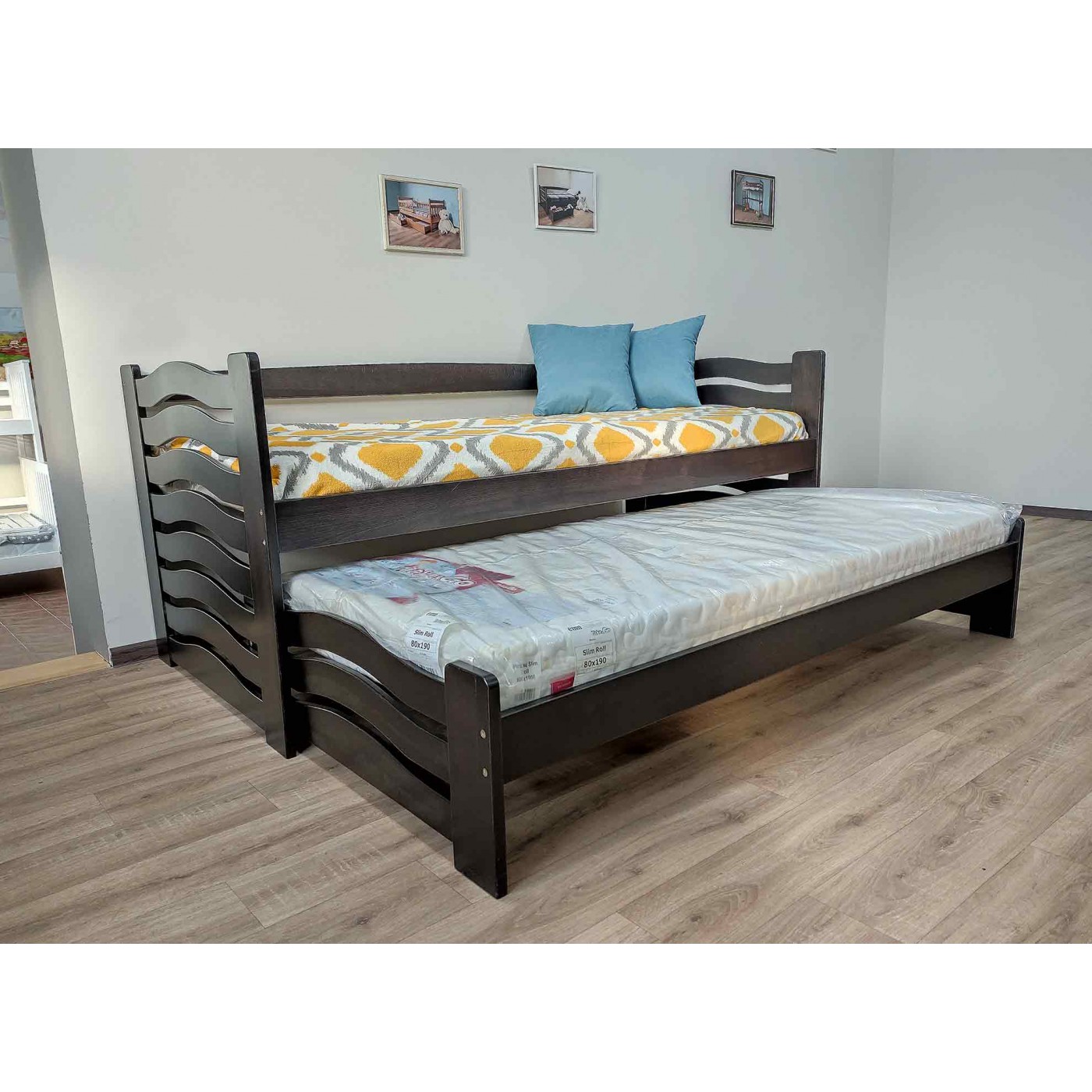 1-сп. Ліжко з висувним спальним місцем Мальва