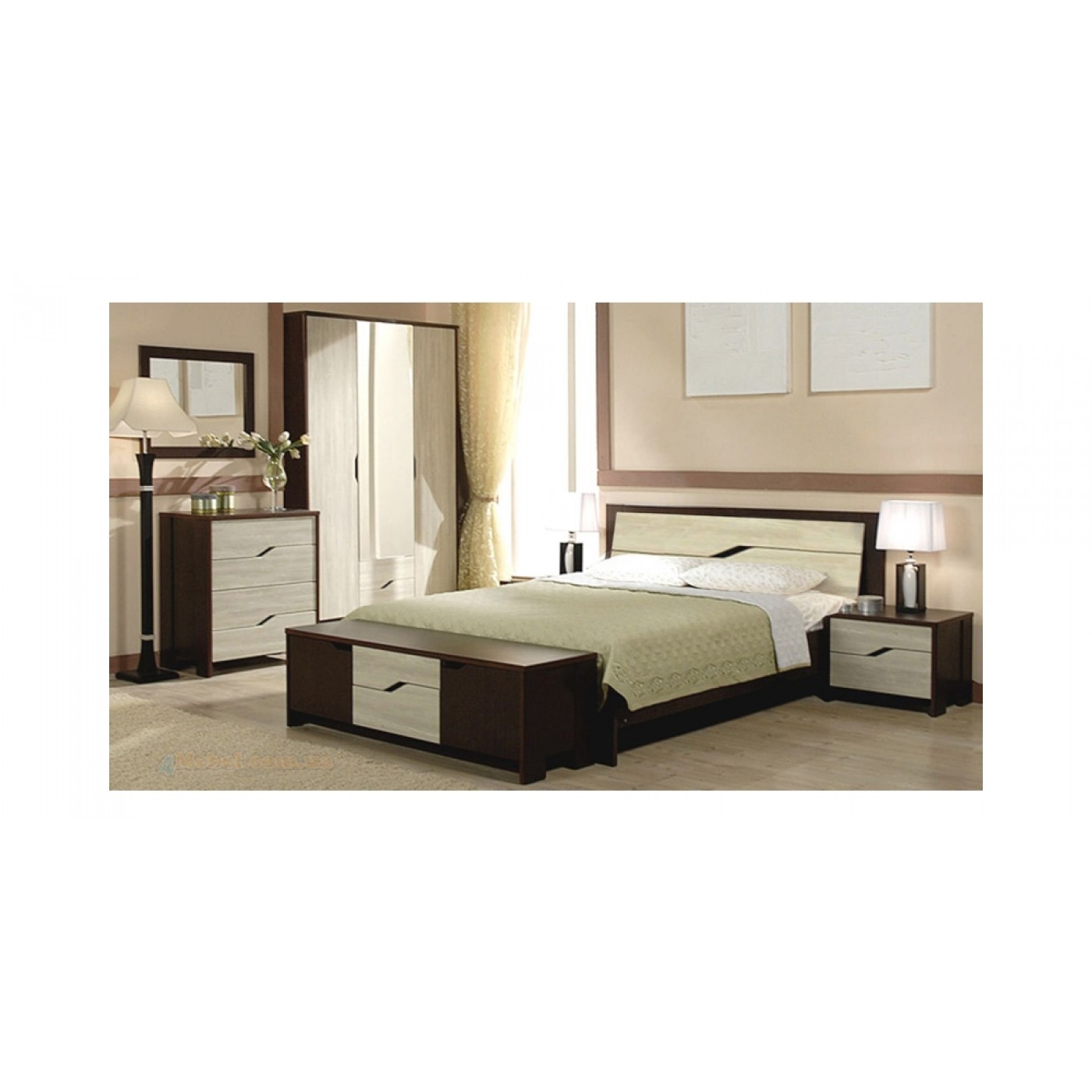 Доминика кровать без каркаса 2050*1450*950