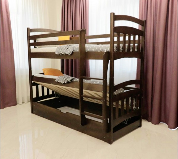 Двухъярусная кровать Бэмби с подъемным механизмом