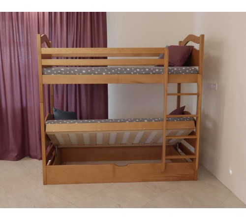 Двоярусне Ліжко Вінні Пух з підйомним механізмом