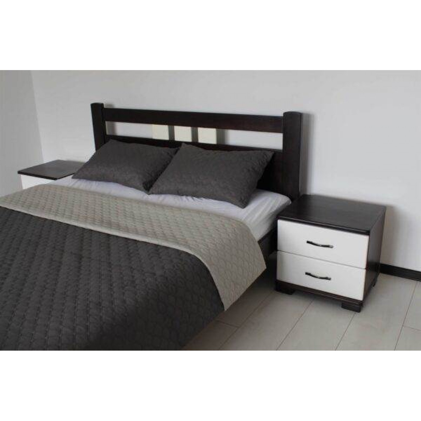 Двуспальная кровать Геракл с низким изножьем