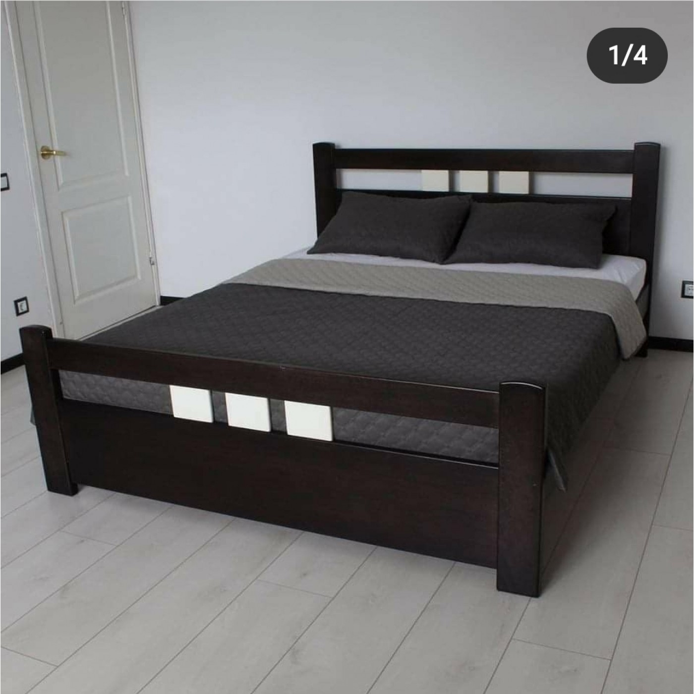 Двуспальная кровать Геракл с низким изножьем