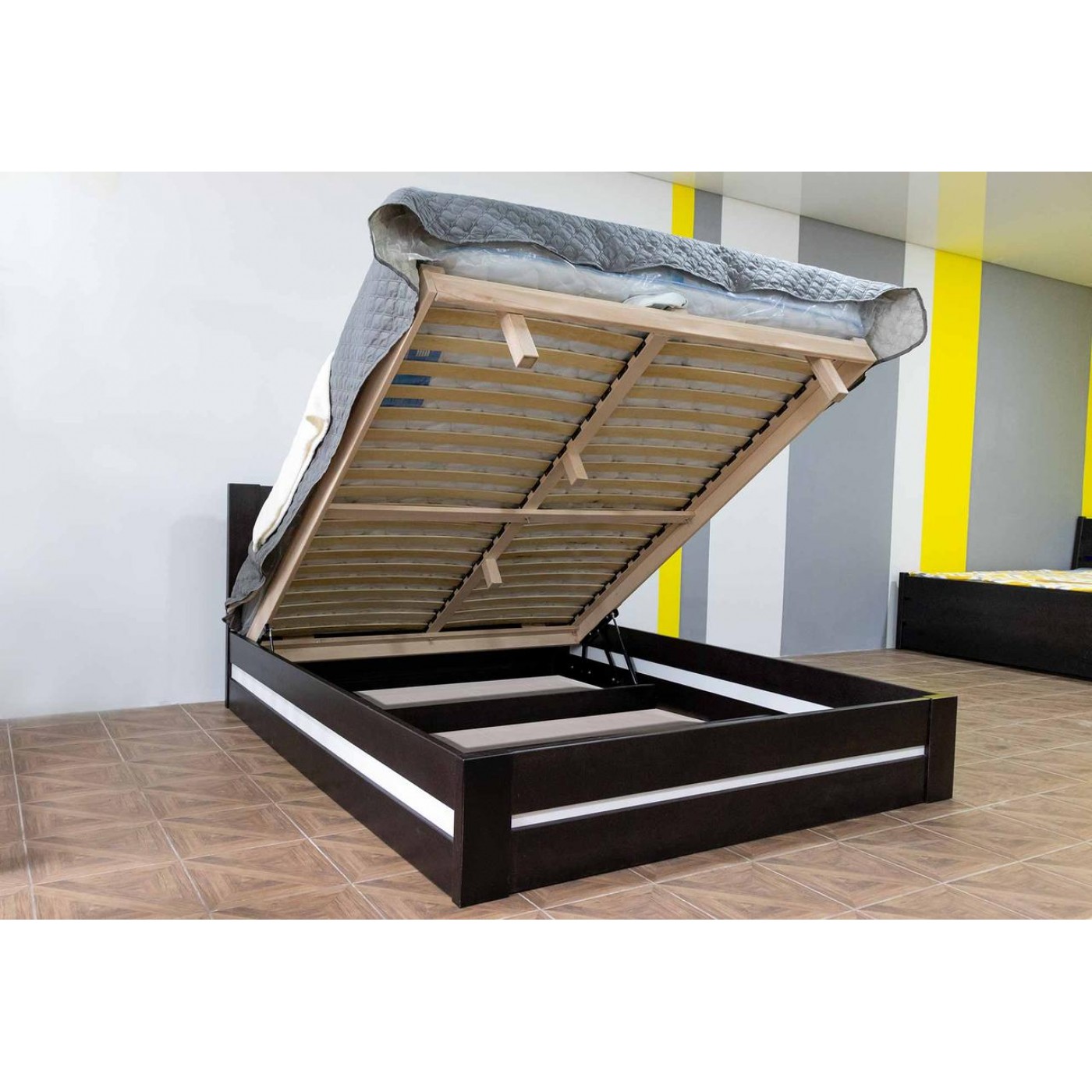 Двоспальне Ліжко з підйомним механізмом Лотос