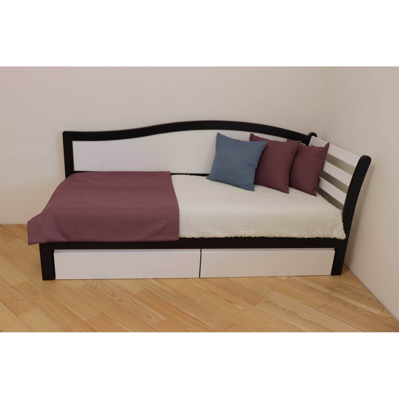 Кровать 1-спальная Софи (вставка МДФ или ткань)