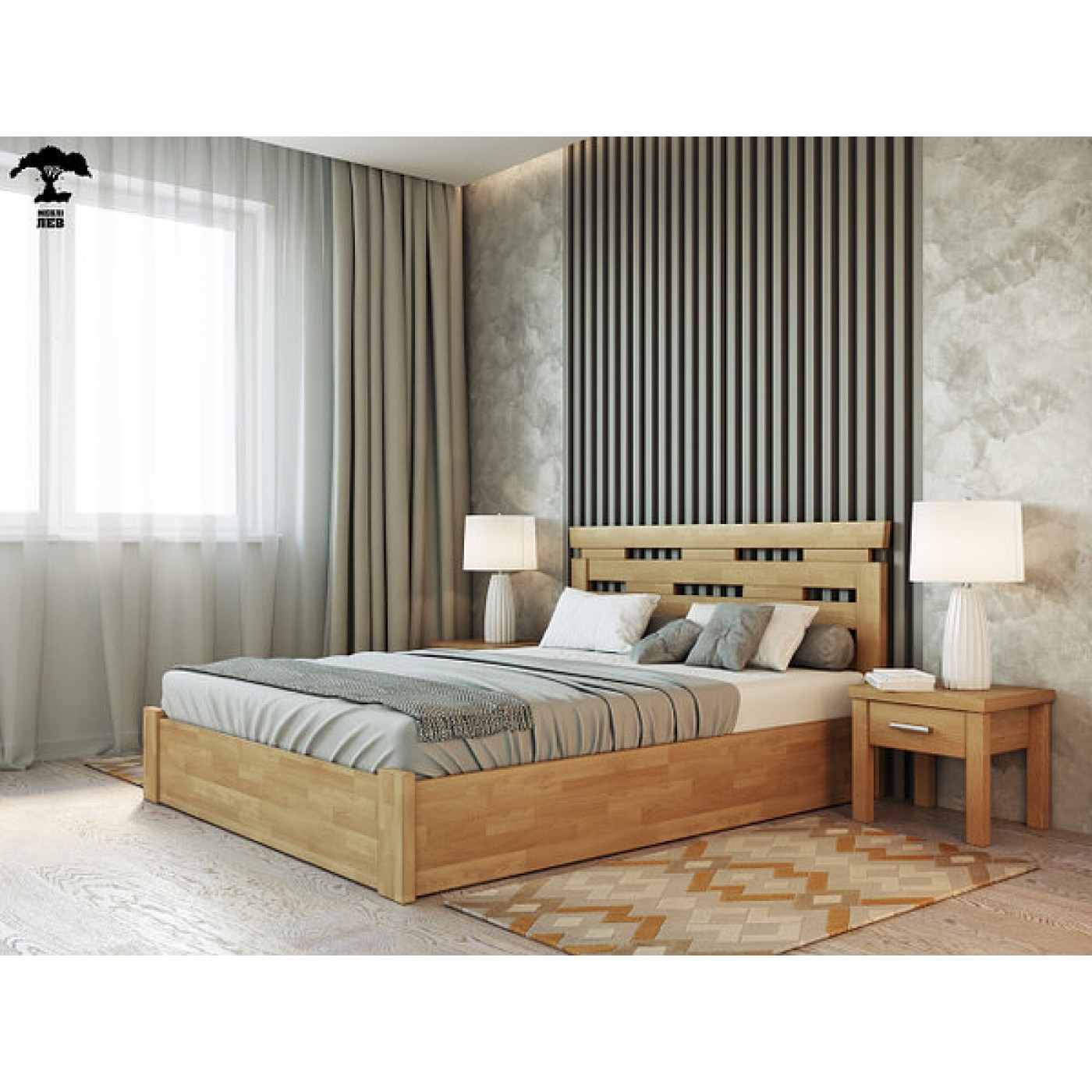 Кровать Зевс с подъемным механизмом