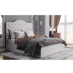 Мягкая кровать Королина -1 (Кровать 2-сп без под. мех. №1)