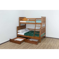 Тримісна Двоярусне Ліжко трансформер Орхідея