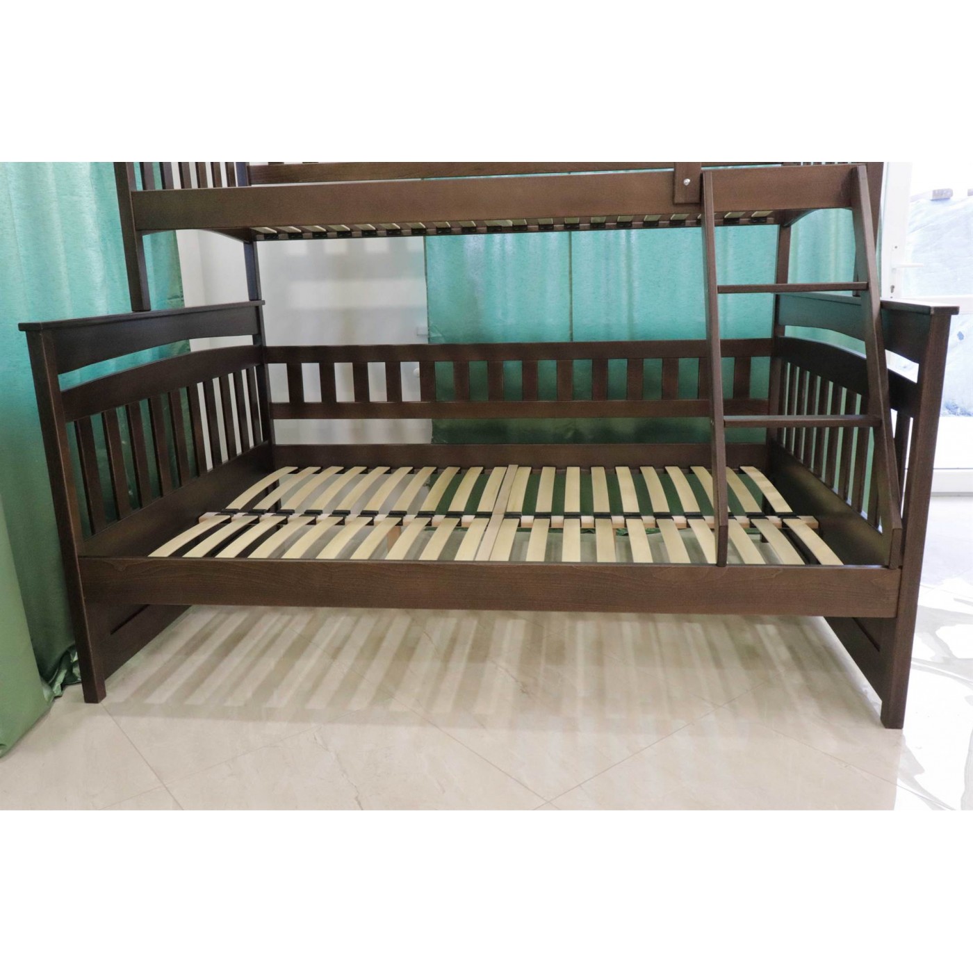 Трехместная Двухъярусная кровать трансформер Русалочка