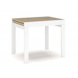 Стол Твист 690*900 (бук, белый, крышка - дуб артисан)