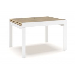 Стол Твист 900*1200 (бук, белый, крышка - дуб артисан)
