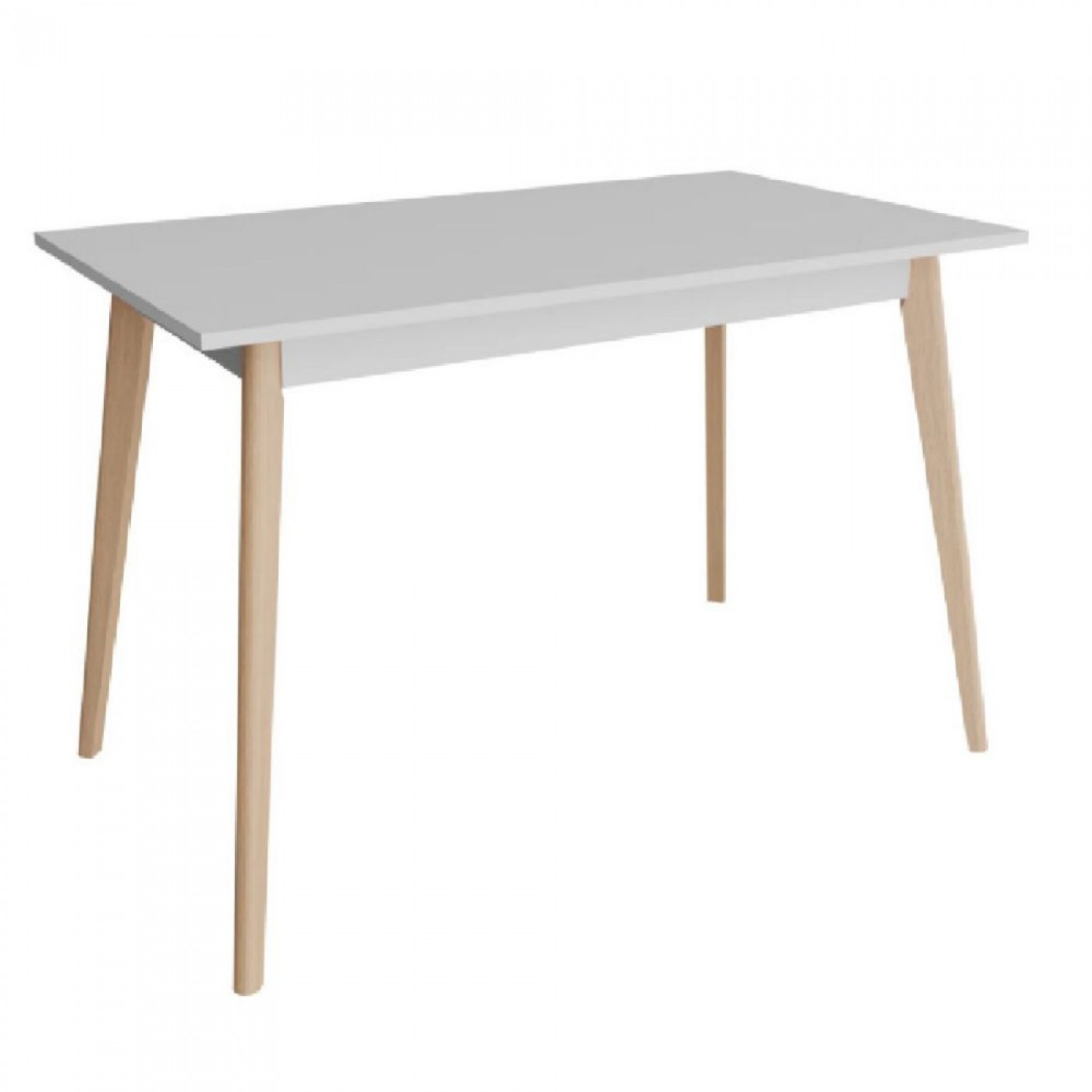 Стіл обідній Бон 1180х680 Білий/ніжки Бук