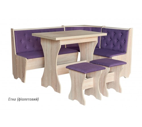 Уголок кухонный ДСП (Уголок+стол+2 табурета)