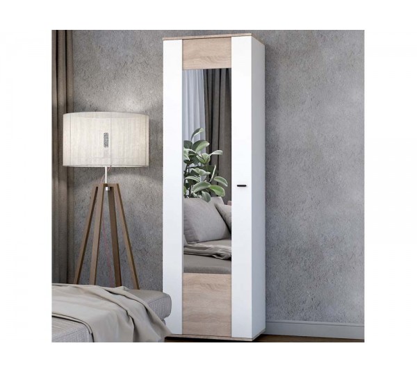 Марс ДСП шкаф с зеркалом 550х340х2000h