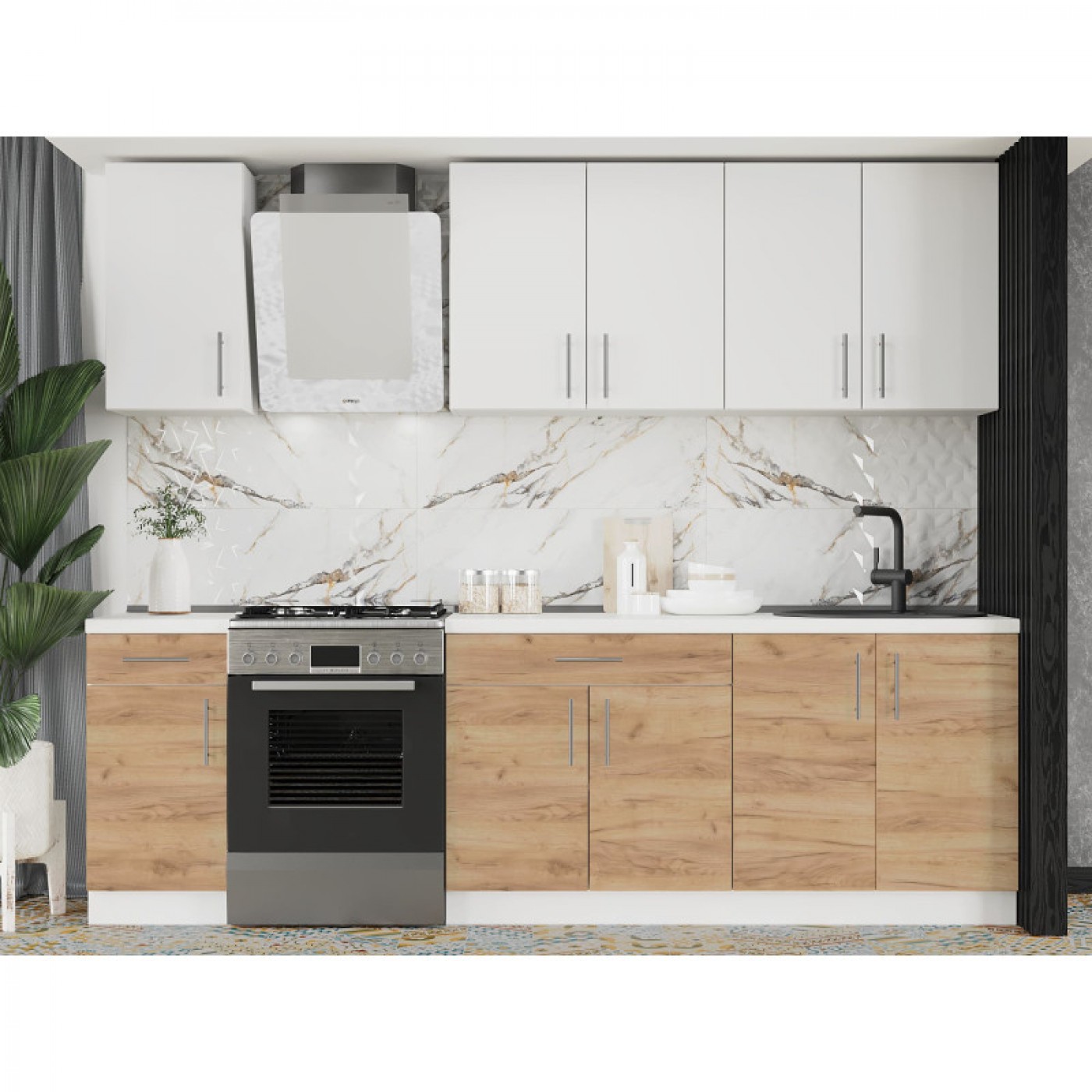 КОМПЛЕКТ Кухня ОПТИМА К3 (2,6 м)