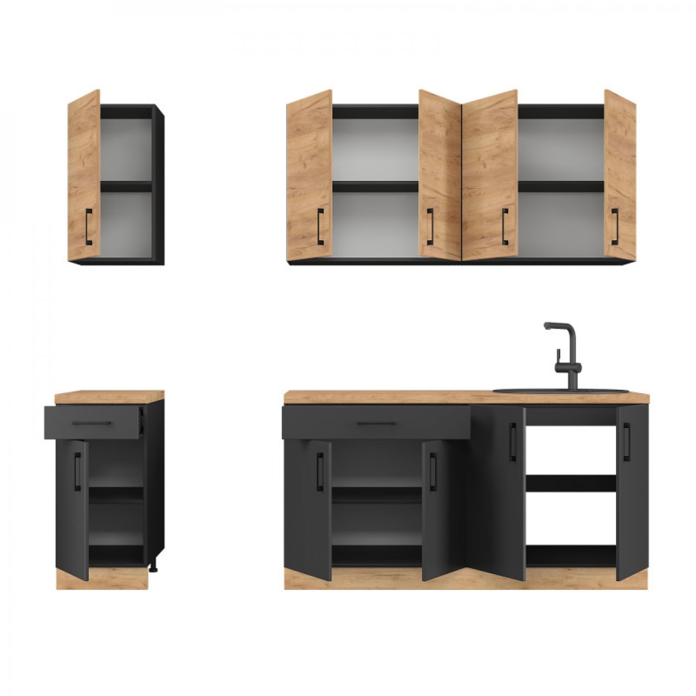 КОМПЛЕКТ Кухня ОПТИМА К3 (2,6 м)