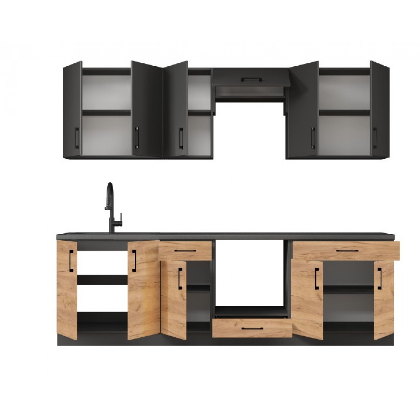 КОМПЛЕКТ Кухня ОПТИМА К6 (2,6 м)