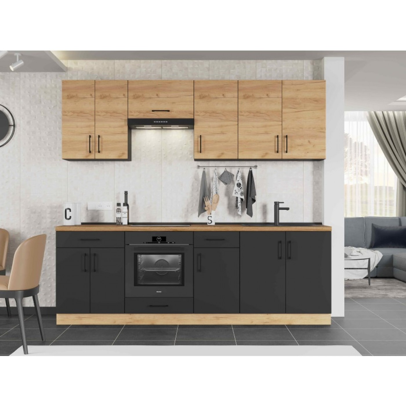 КОМПЛЕКТ Кухня ОПТИМА К7 (2,4 м)