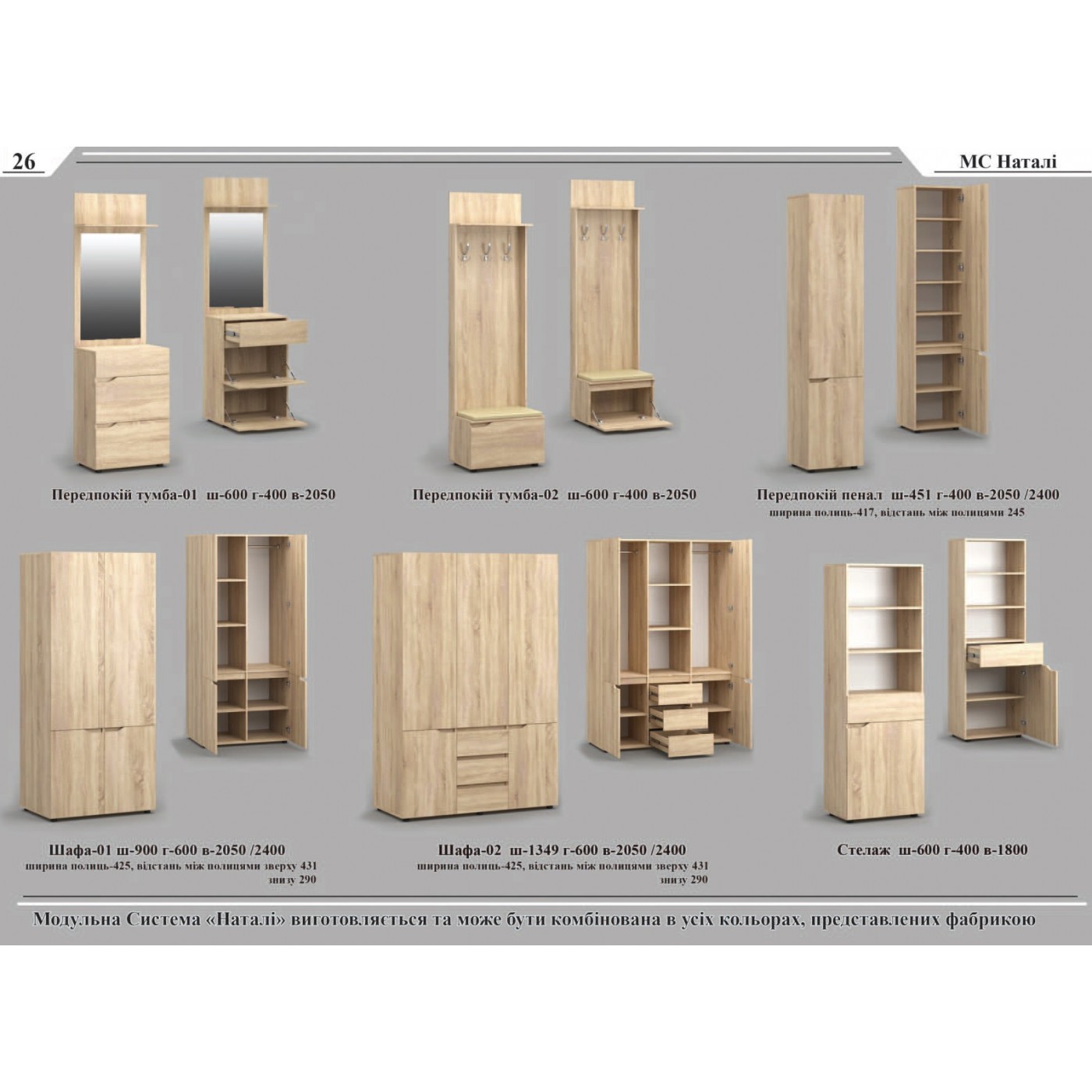 МОДУЛЬНА СИСТЕМА НАТАЛІ