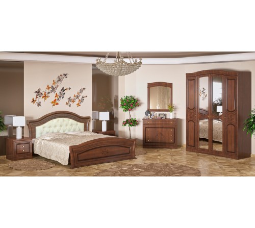 Спальня Милано Комплект (5Д без ламелей)