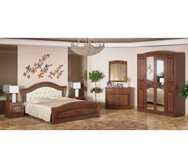 Спальня Милано Комплект (5Д без ламелей)