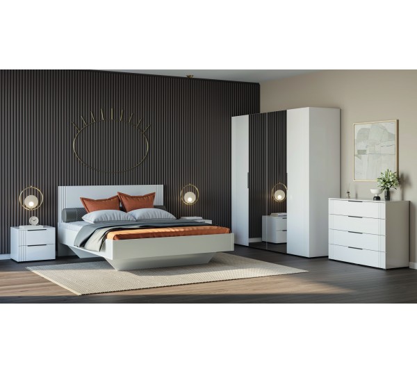 Спальня 4Д Амелия (б/матрасу и каркаса)