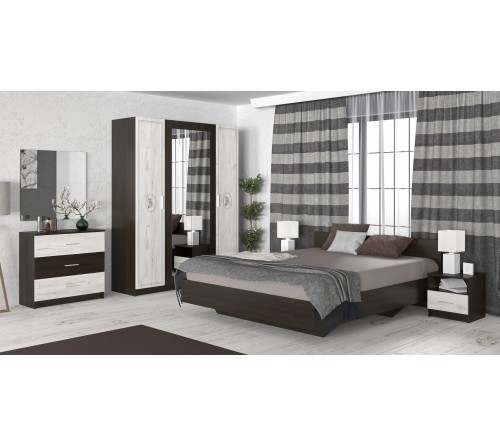Спальня Араміс Комплект (4Д) без ламелей