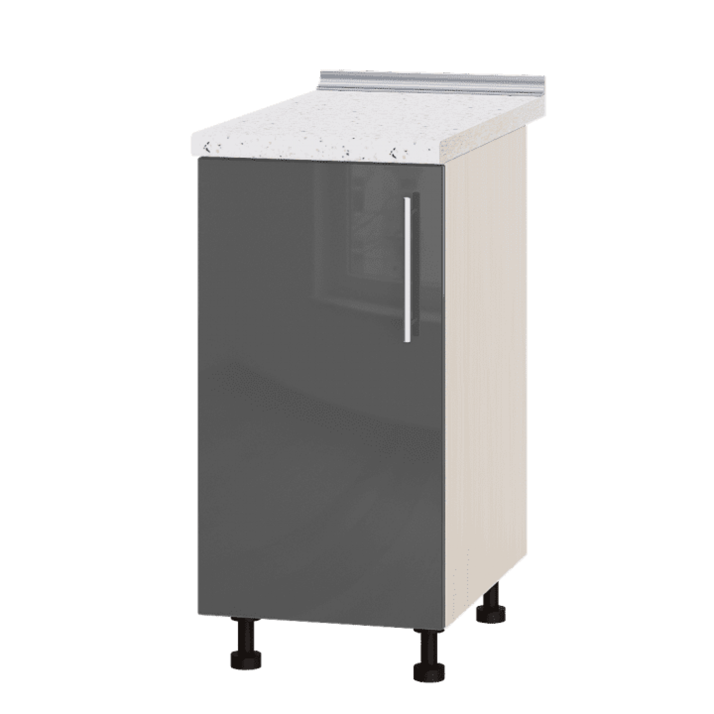 Кухня МОДЕРН Н83-400 Низ 400 один фасад