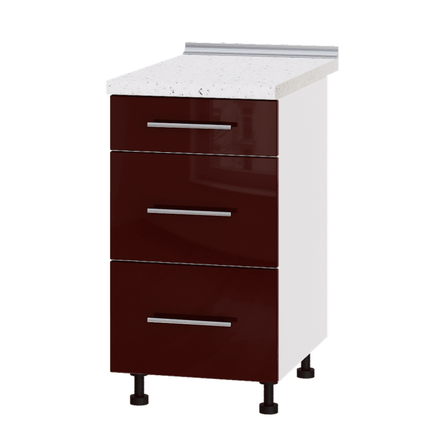 Кухня МОДЕРН Н87-450 Низ 450 три шухляди