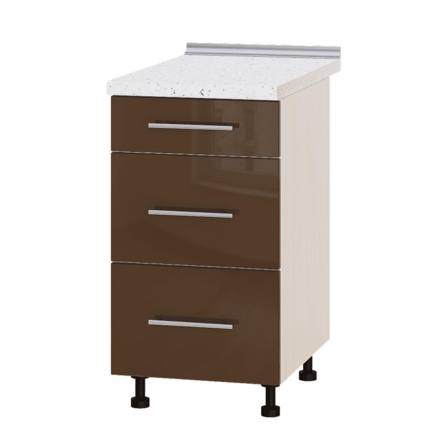 Кухня МОДЕРН Н87-450 Низ 450 три шухляди