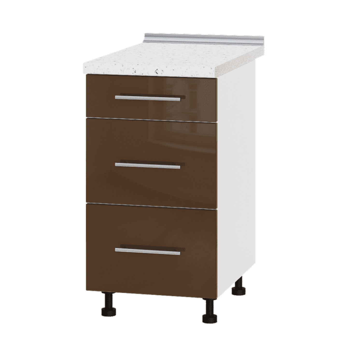 Кухня МОДЕРН Н87-450 Низ 450 три шухляди