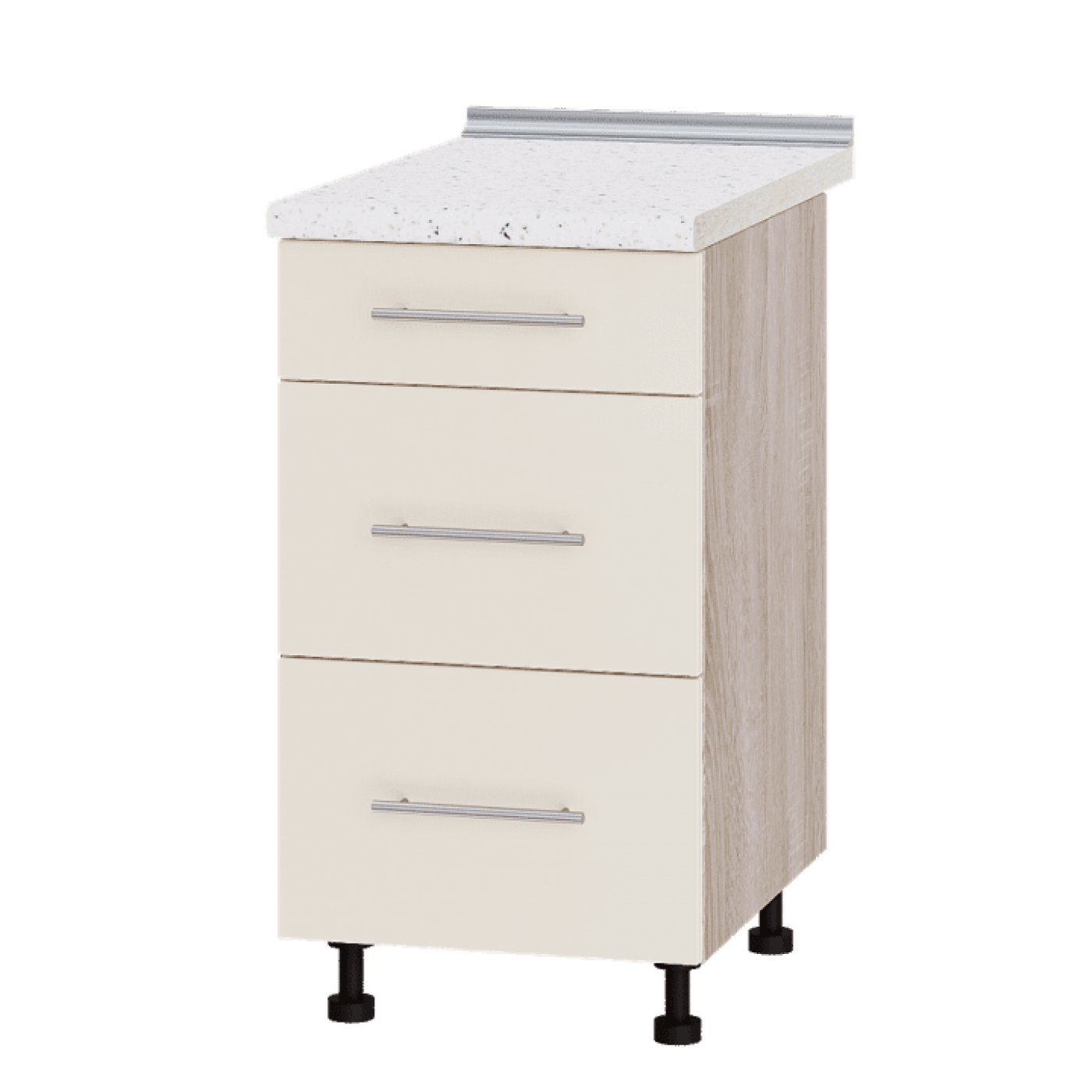 Кухня МОДЕРН Н87-450 Низ 450 три шухляди