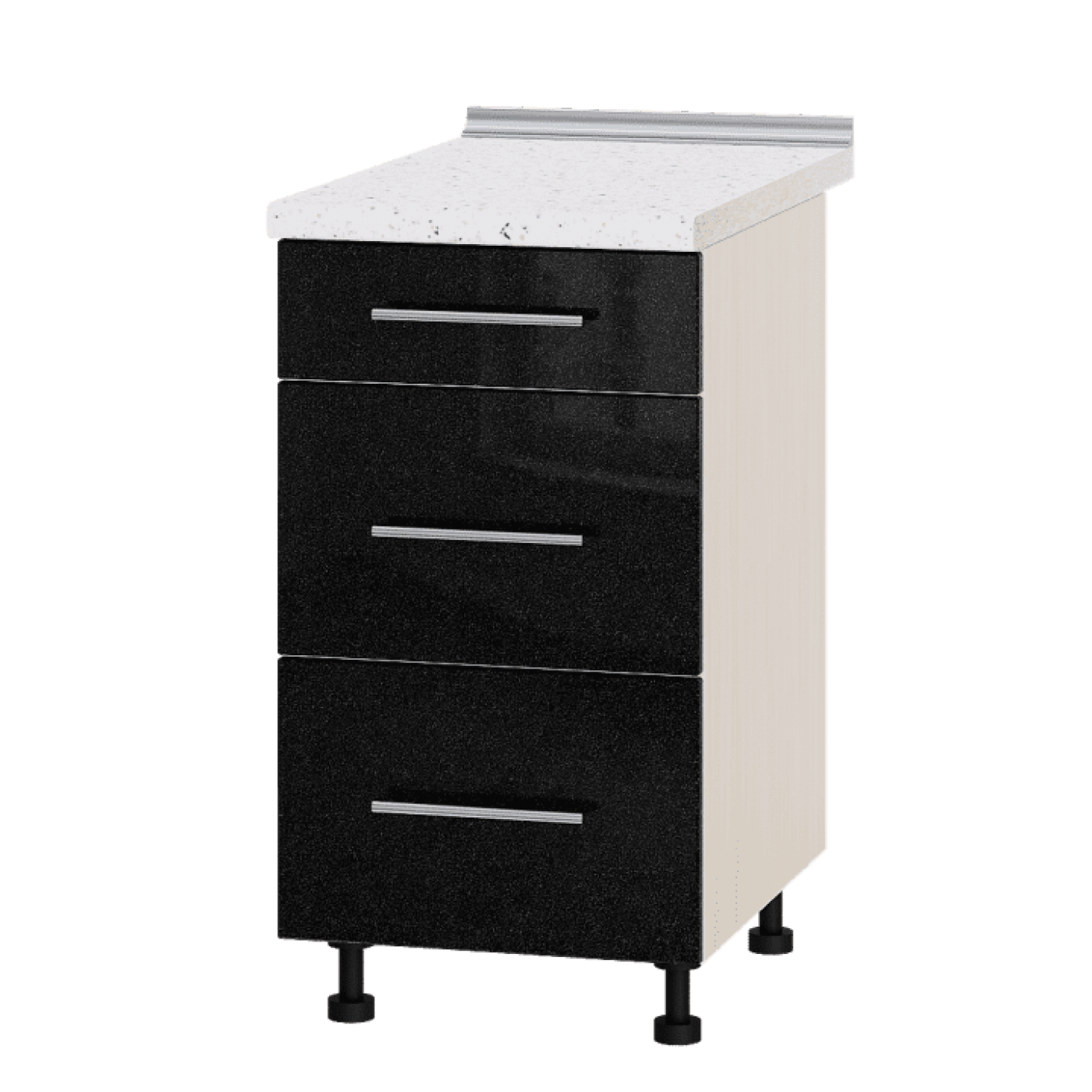 Кухня МОДЕРН Н87-450 Низ 450 три шухляди